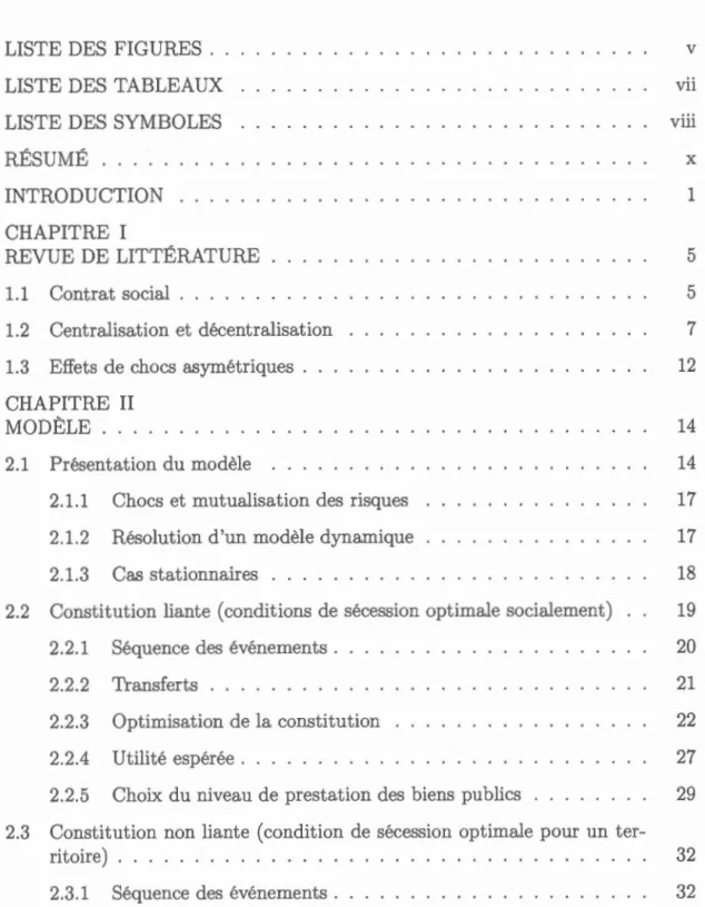 TABLE  DES  MAT IÈRES 