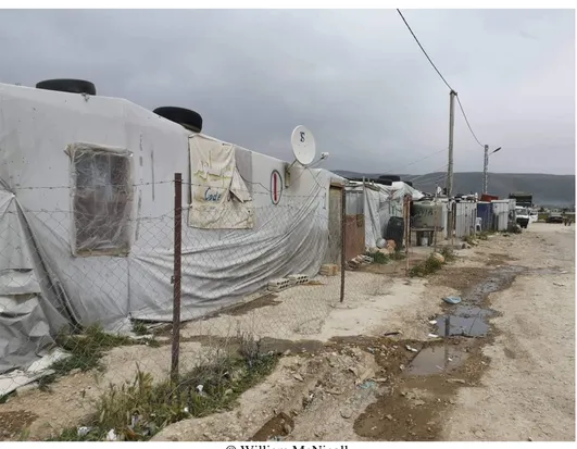 Figure 14 : Camp informel visité dans la région de Barr Elias, 6 mai 2019 