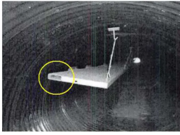 Figure 3.4  Tunnel pour les microma- microma-mmifères sous un passage  de type tablette