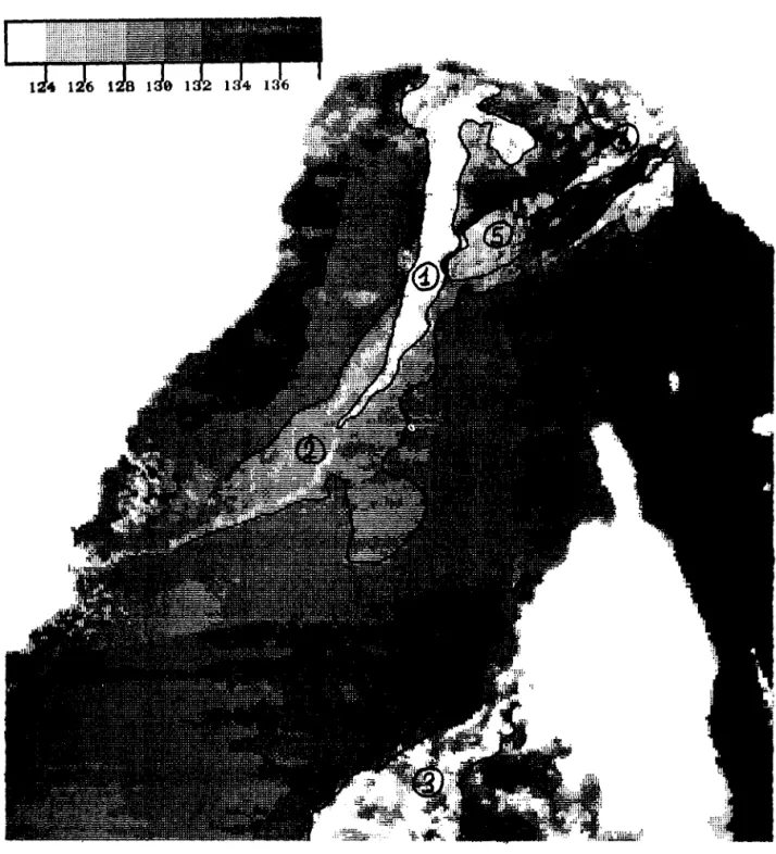 Fig  A3. 1  Moyenne  brute  des  images  des  6, 7  et  17  Décembre  1978  La  légende  est  en  comote  numérique 