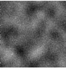 Figure 3.19 – Surface rugueuse, échantillonnée avec un pas horizontal de 20.6µm, de taille 2.6mm par 2.6mm.