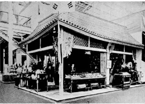 Figure  17  : L ' exposition de  la Corée à Chicago en  1893 