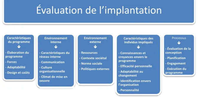 Figure 4  : Le modèle de Damschroder et al. (2009). Traduction libre. 