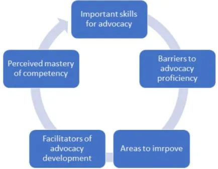 Figure 4: Reflective cycle of advocacy competency development 
