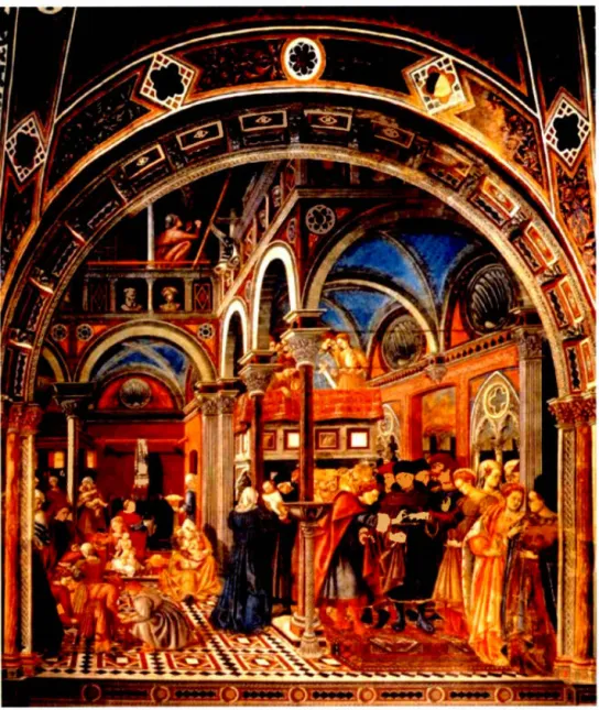 Figure 8  :Domenico  Di Bartolo,  L'éducation et le mariage des  orphelines,  1442, 