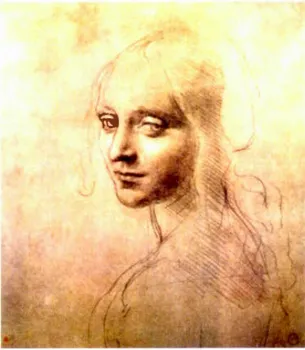 Figure 20 : Léonard de Vinci,  Tête de jeune fille,  c.  1483 