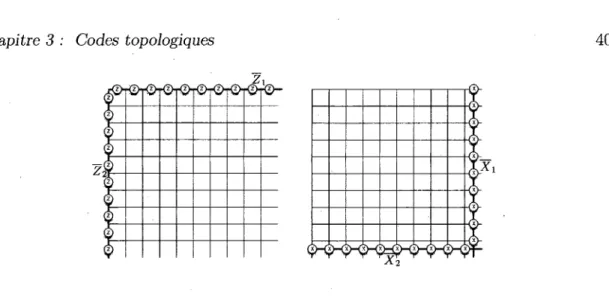 FIGURE 3.4 - Base possible pour le groupe logique du code de Kitaev.