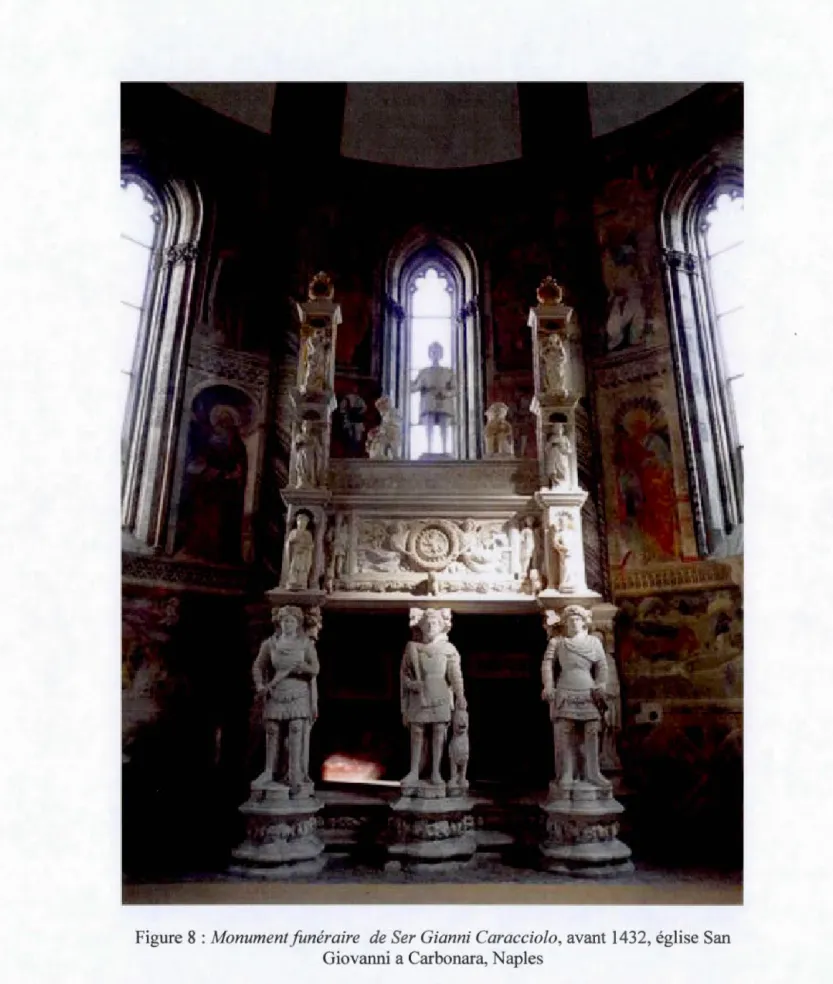 Figure 8 :  Monumentfunéraire  de  Ser  Gianni  Caraccio lo ,  avant  1432 ,  église San 