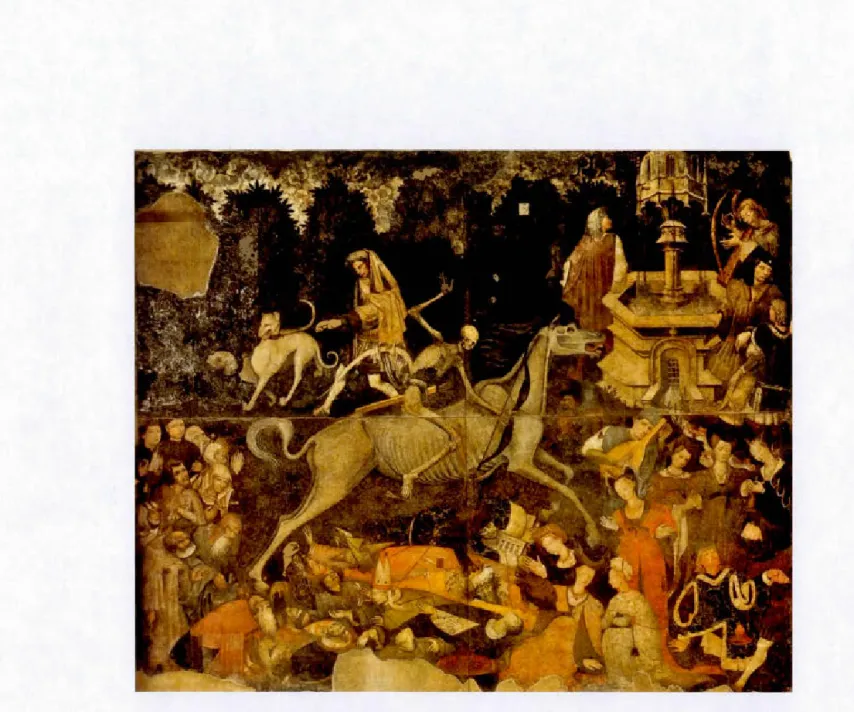 Figure  14  :  « Maître du  Triomphe  de  la Mort »,  Triomph e  de  la  Mort ,  c.l449 ,  fresque , 