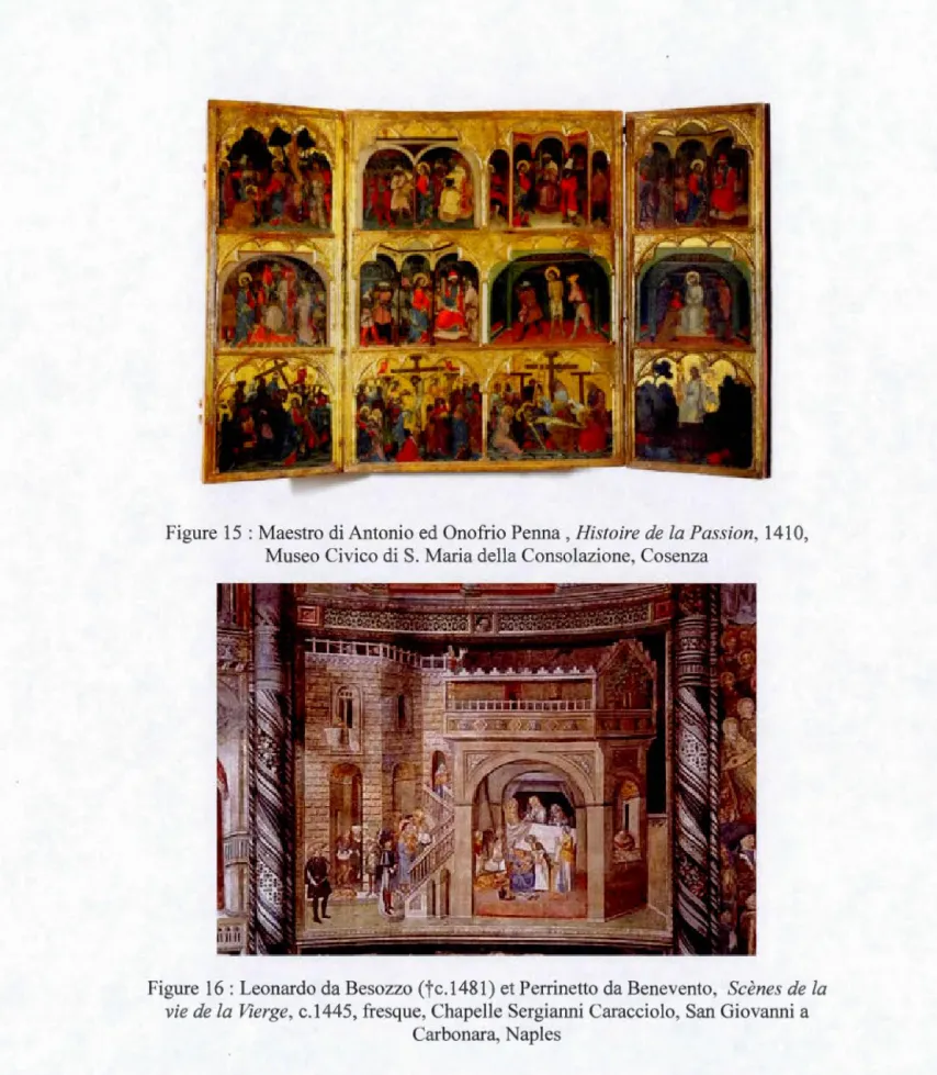 Figure  15  :Maestro di  Antonio ed  Onofrio  Penna ,  Histoir e  de  la  Passion,  1410 , 