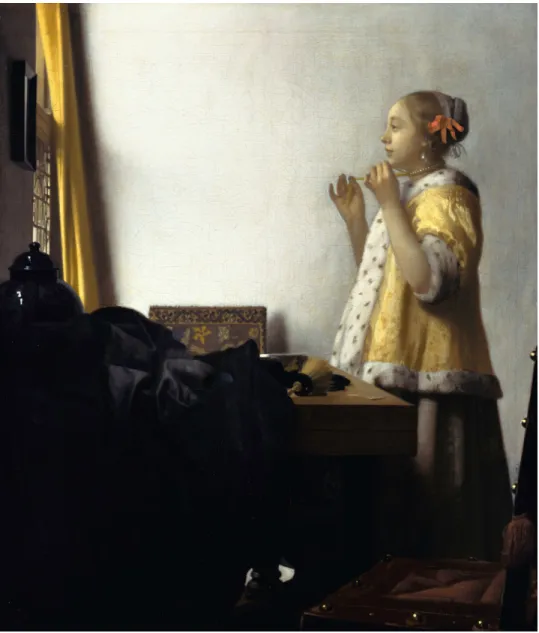 Figure 1.1: Woman with a pearl necklace, Johannes Vermeer, Gemäldegalerie, Berlin.