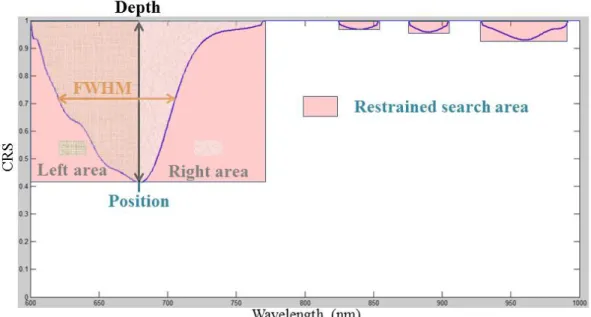 Tableau 3 - Comparatif des bandes d'absorption dans les spectres de rail nu, feuille, sable et graisse noire