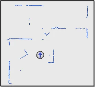 Figure 3.22  La carte des obstacles constitue l'entrée de l'algorithme de construction de la carte de distance