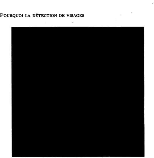 figure 1.1 - Le  visage de  Lena est  détecté et  repéré  par  le grand  carré  blanc