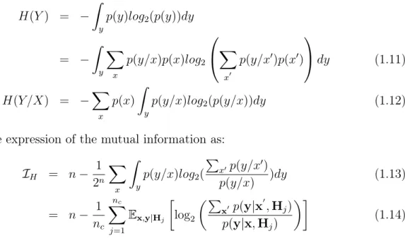 Fig. 1.1 shows the outage probabilities of a quasi-static fading channel for different inputs and half-rate channel coding