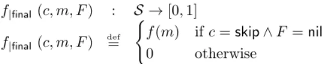 Figure 2.2 summarizes the denotational semantics of commands as equations following from the above limit construction