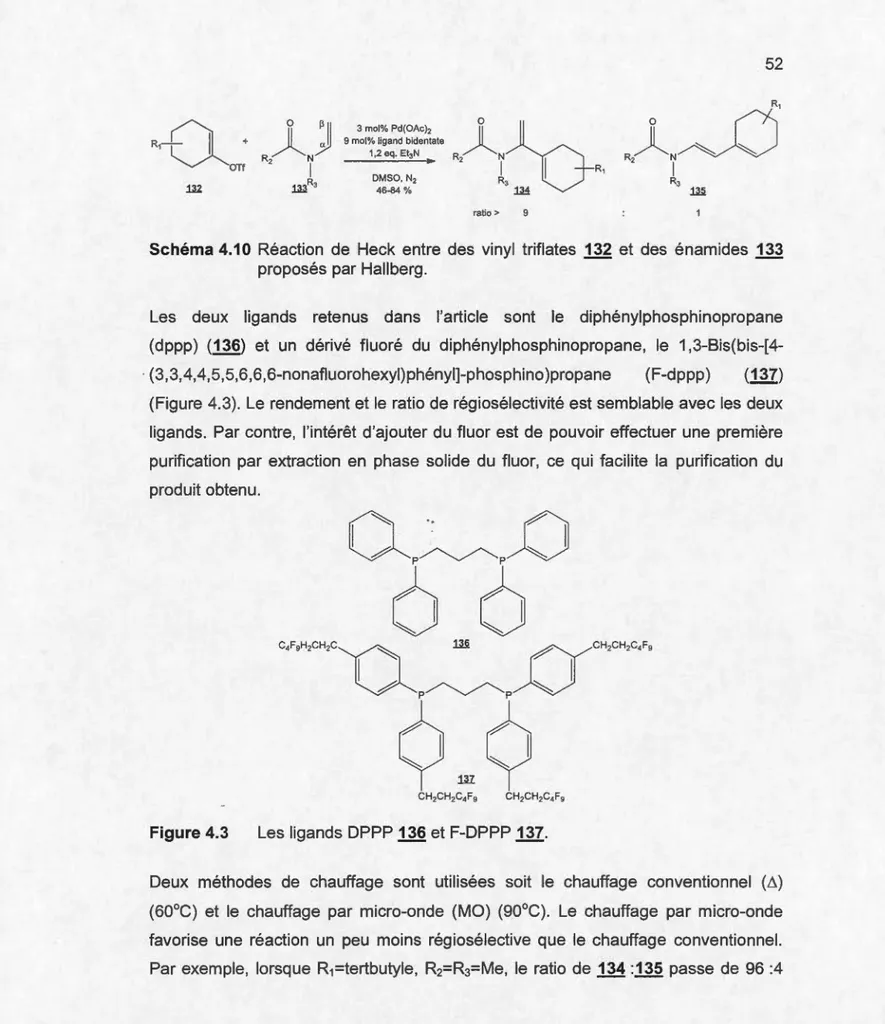 Figure 4.3  Les  ligands DPPP  136 et F-DPPP  137. 