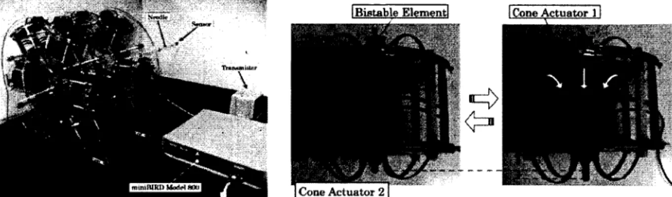 Figure 2.11  Robot utilisant des actionneurs électroactifs bistables en parallèle  (image de [50]) 