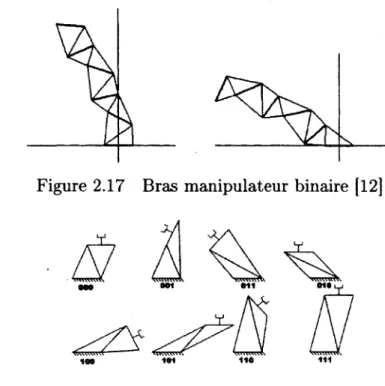 Figure 2.17  Bras manipulateur  binaire [12] 