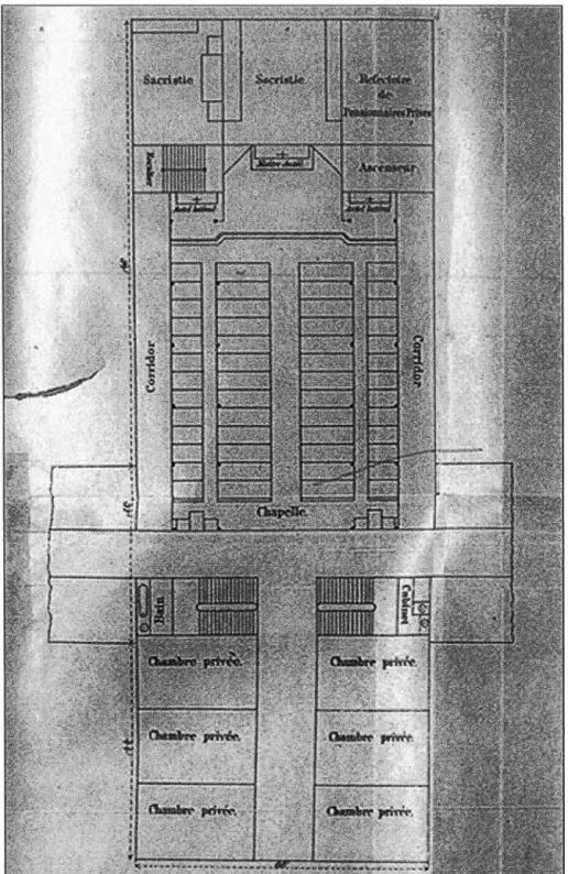 Fig .  21. ANONYME ,  Plan d e  la  chap e ll e  d e  Saint-J e an-d e -Di e u ,  [s.d 