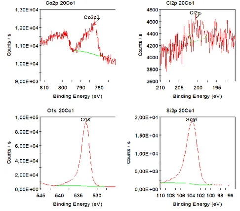 Figure 2-9. The XPS spectra of the as-prepared 20Cl-S sample. 