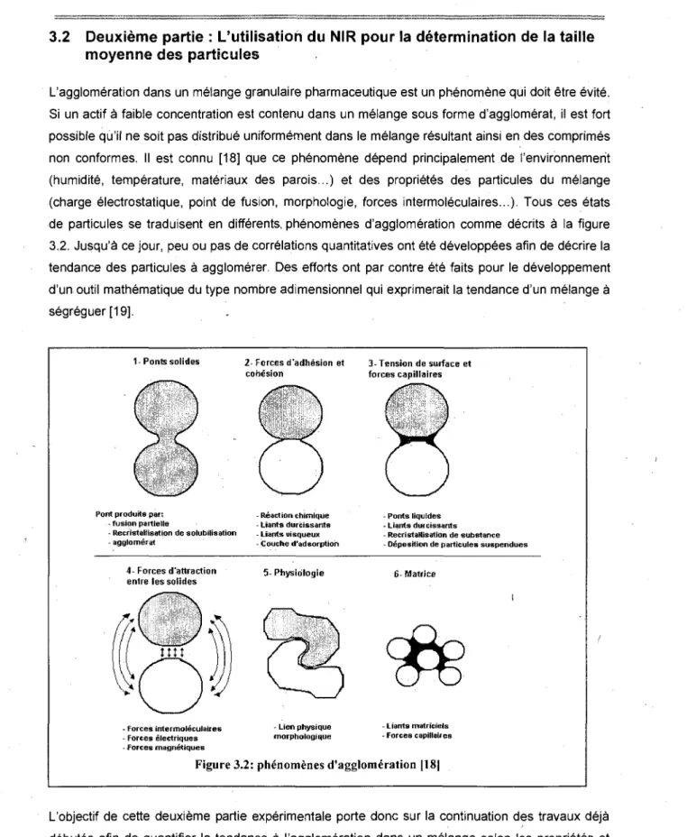Figure 3.2: phenomenes d'agglomeration [18| 