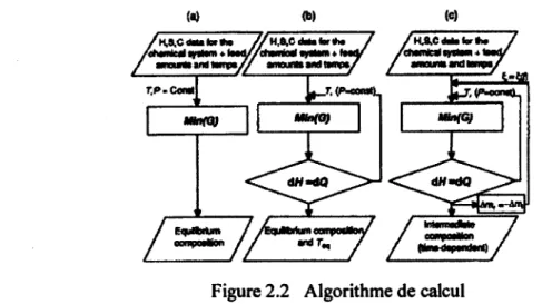 Figure 2.2  Algorithme de calcul 