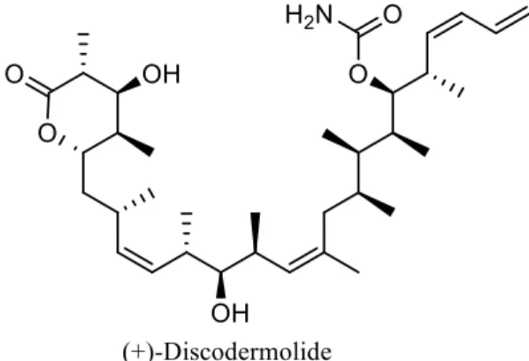 Figure I.2: Structure de la  (+)-discodermolide 