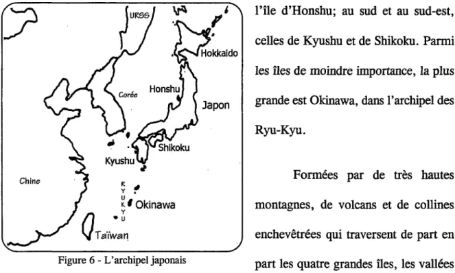 Figure 6 - L’archipel japonais