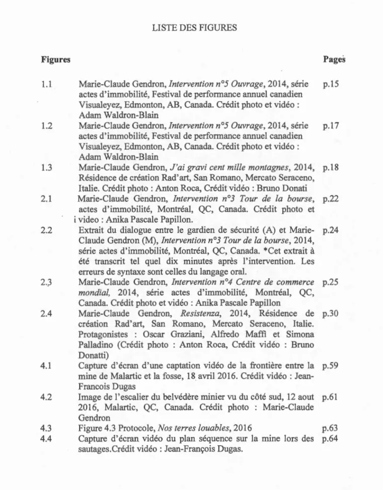 Figure 4 . 3 Protocole , Nos terr e s louables ,  2016 