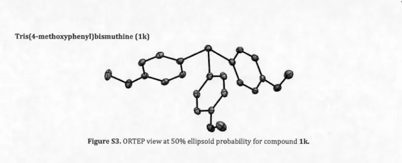 Figure  S3.  ORTEP  view at 50 %  elli pso id  probability for  compound  lk. 