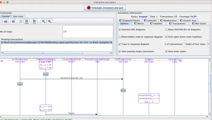 Fig. 10: Simulation Trace