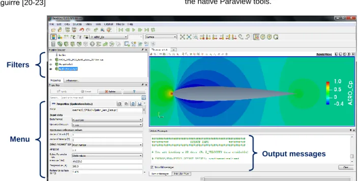 Figure 7. Interface of Paraview/Epsilon