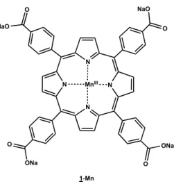 Figure 1. Manganese(III)‐meso‐tetrakis‐para‐carboxyphenylporphyrin, 1‐Mn. 