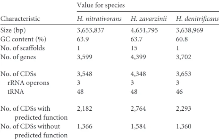 TABLE 2 Comparative analysis of the genomes of the Hyphomicrobium species