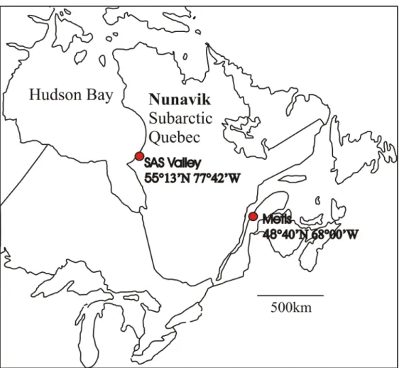 Fig 1. Location of the collection site for the zooplankton used in the growth experiments