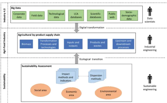 Fig. 1. Big data and sustainability assessment for agricultural by-product valorization.