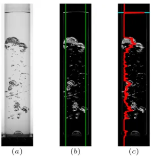 Fig.  2. The three successive steps in the image processing procedure for d  ∗ = 0 . 22  and F = 0 