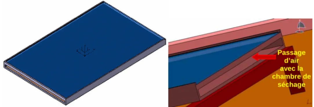 Figure 2.28.  Choix de l’unité de chauffage, détail de construction, Catia V5 