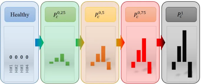 Figure 1.2  Example of a precursors’ evolution for DEM 