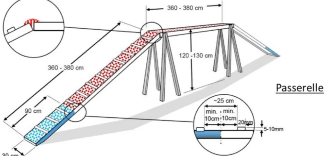 Figure 13 : Illustration d’une passerelle, d’après le règlement SCC [66].