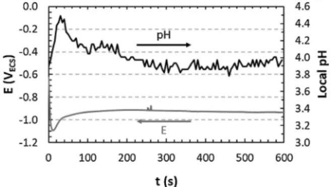 Fig. 1. OCP versus immersion time in the conversion solution (TCP solution = Socosurf TCS) for the pre-treated AA 2024-T3