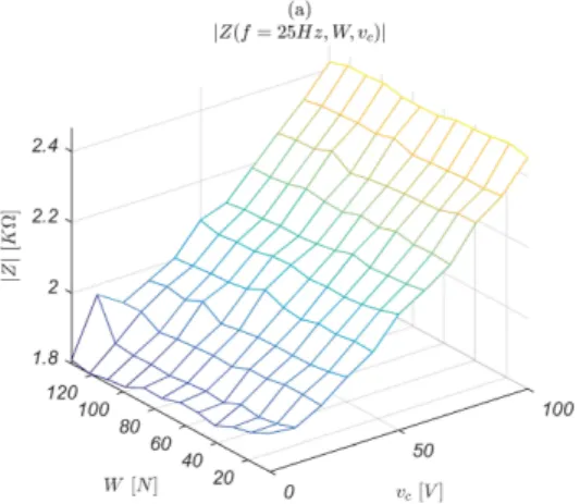 Fig. 6. Impedance and Displacement maps.