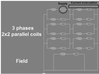 Fig. 4. Electrical circuit for identification purposes.