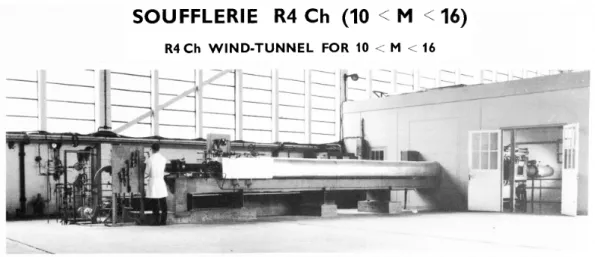 Figure 1.1 – Photographie antérieure à 1969 de la soufflerie hypersonique R4Ch de Meudon [91].