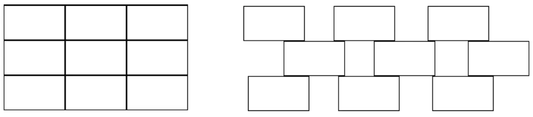 Figure 1.3: Two dierent ways to build a &#34;wall&#34; given the same mass ux.