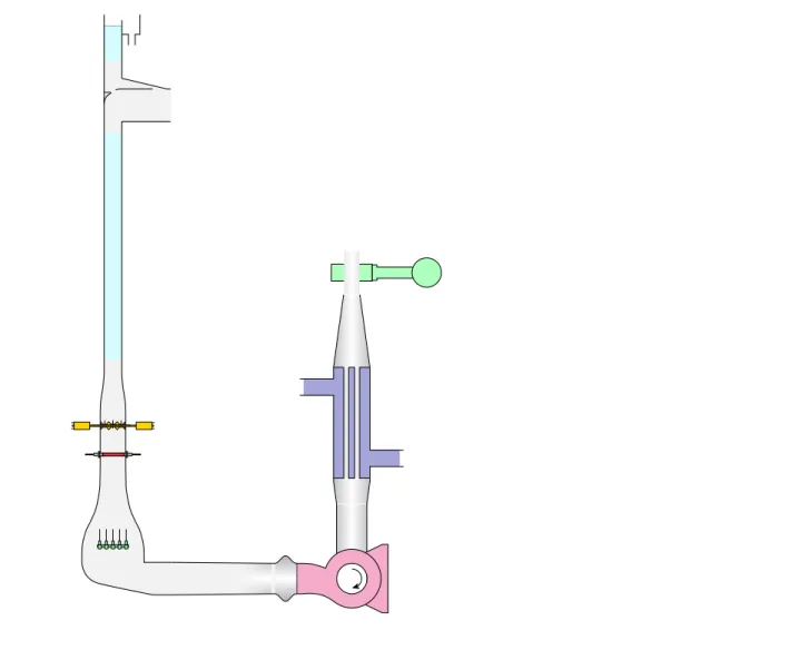 FIG. 1. Schematic of the Twente Mass and Heat Transfer Water Tunnel (TMHT). x, y, and z are the spanwise, wall-normal, and streamwise directions, respectively, where