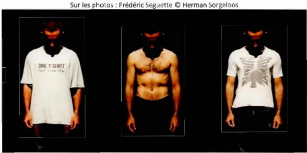 Figure  0.1  Jérôme Bel.  Shirtologie  (1997) 