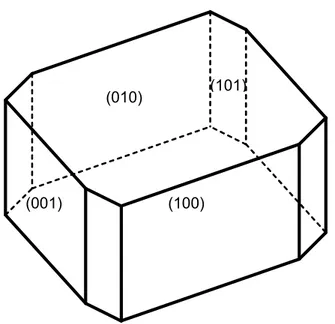 Figure 10. Schematic representation of a rhombohedric 