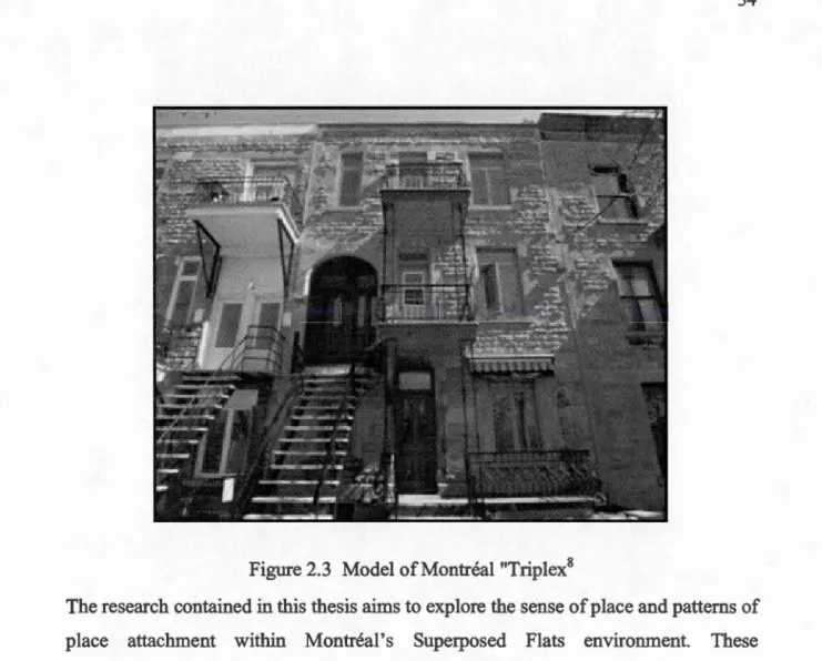 Figure 2.3  Model ofMontréal "Triplex 8 
